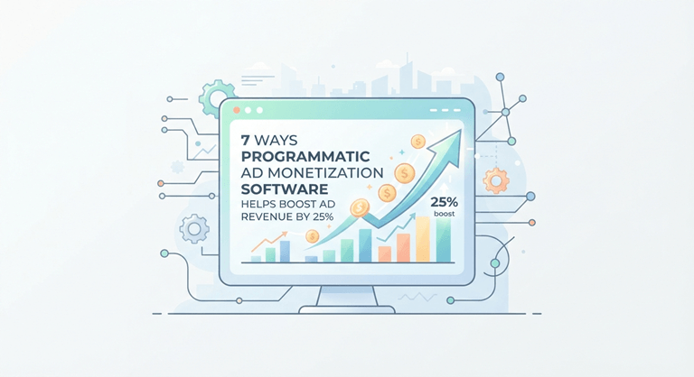 7 Ways Programmatic Ad Monetization Software Helps Boost Ad Revenue by 25%