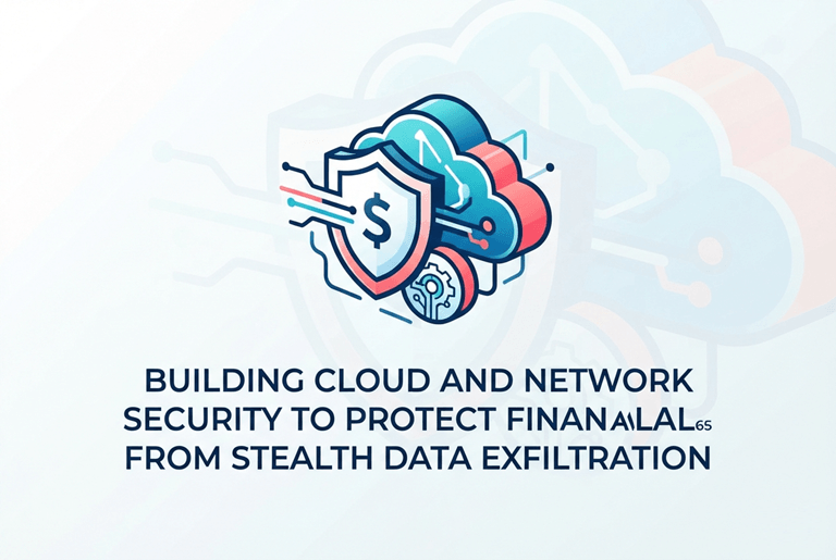 Building Cloud and Network Security to Protect Financial Assets from Stealth Data Exfiltration