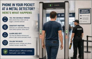 Can You Walk Through a Metal Detector with a Phone in Your Pocket