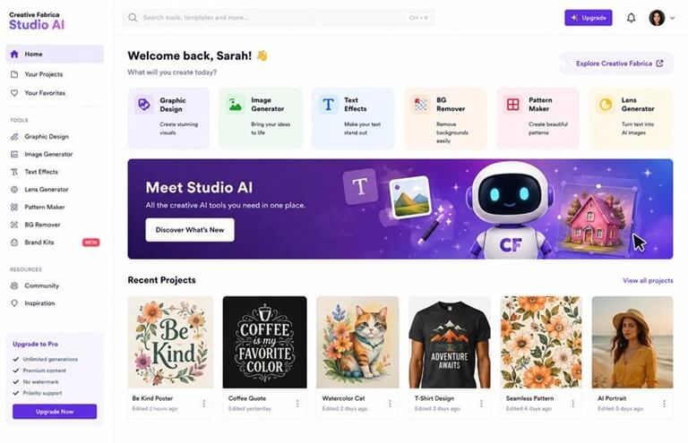 Creative Fabrica Desktop App