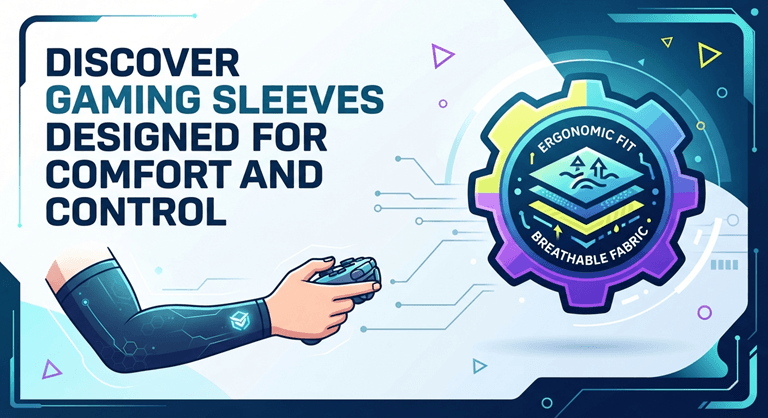 Adding gaming sleeves to your everyday outfit is easy. Before a session, slide them into place, and you'll find that there is less friction between your arm and your mousepad or desk surface. Many claim they don't just use it for competitive games, but for laid-back gaming, even for digital art creation with a tablet device.
