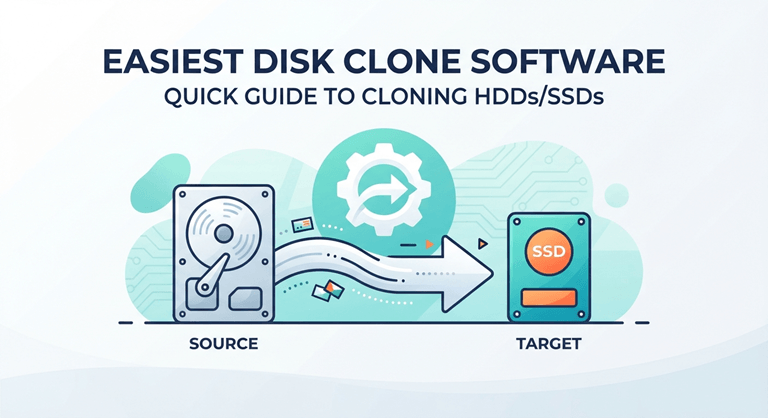 Easiest Disk Clone Software Quick Guide to Cloning HDDs SSDs
