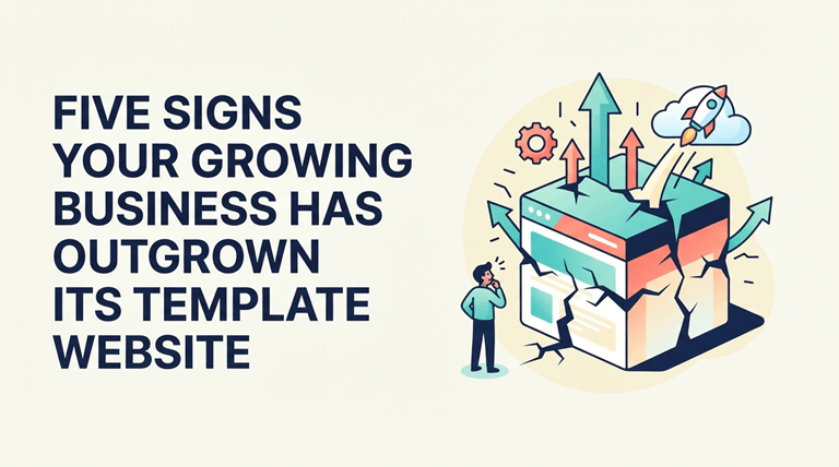 Five Signs Your Growing Business Has Outgrown Its Template Website