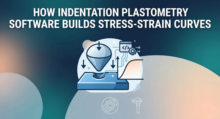 How Indentation Plastometry Software Builds Stress-Strain Curves
