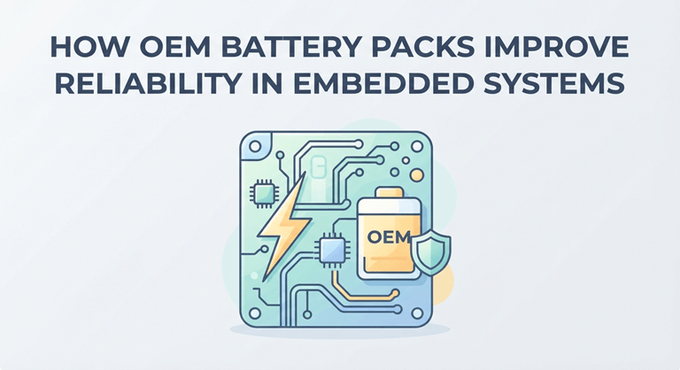 How OEM Battery Packs Improve Reliability in Embedded Systems