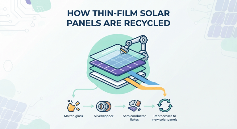 How Thin-Film Solar Panels Are Recycled