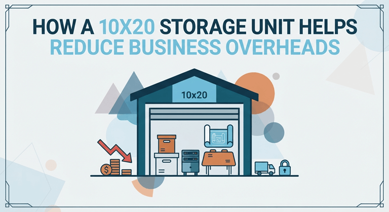 How a 10x20 Storage Unit Helps Reduce Business Overheads