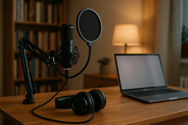 home-podcast-studio-on-a-budget