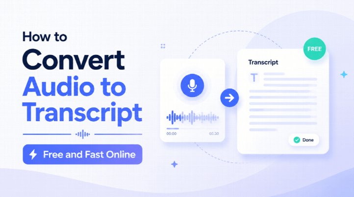 How to Convert Audio to Transcript Free and Fast Online