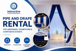Pipe and Drape Rental for Weddings, Exhibitions & Corporate Events
