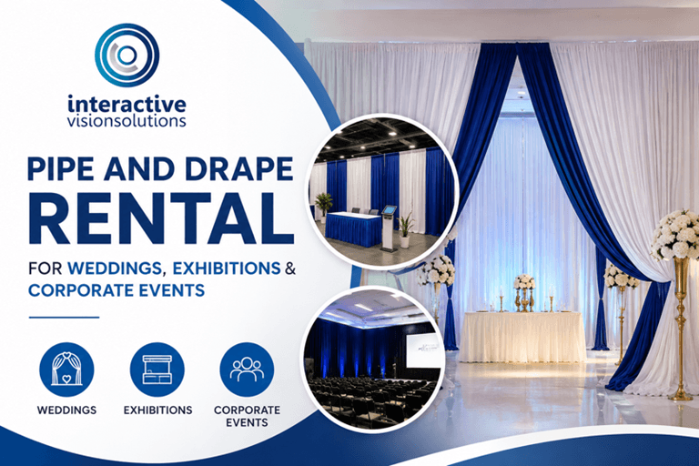 Pipe and Drape Rental for Weddings, Exhibitions & Corporate Events