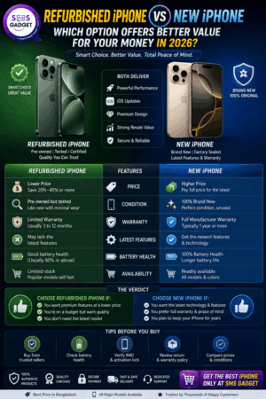 Refurbished iPhone vs New iPhone