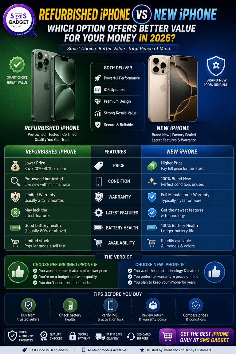 Refurbished iPhone vs New iPhone