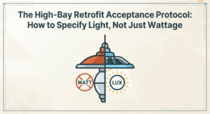 The High-Bay Retrofit Acceptance Protocol How to Specify Light, Not Just Wattage