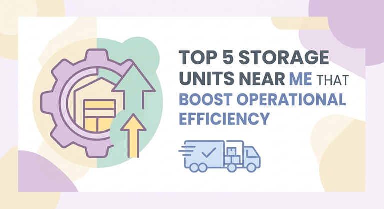 Top 5 Storage Units Near Me That Boost Operational Efficiency