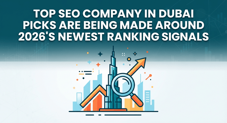 Top SEO Company in Dubai Picks Are Being Made Around 2026's Newest Ranking Signals