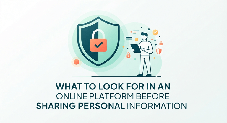 What to Look for in an Online Platform Before Sharing Personal Information