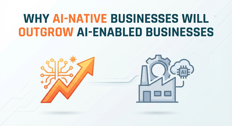 Why AI-Native Businesses Will Outgrow AI-Enabled Businesses