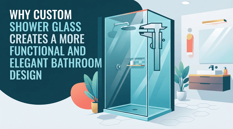 Why Custom Shower Glass Creates a More Functional and Elegant Bathroom Design