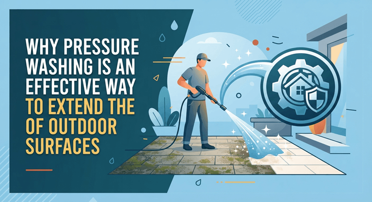 Why Pressure Washing Is an Effective Way to Extend the Life of Outdoor Surfaces