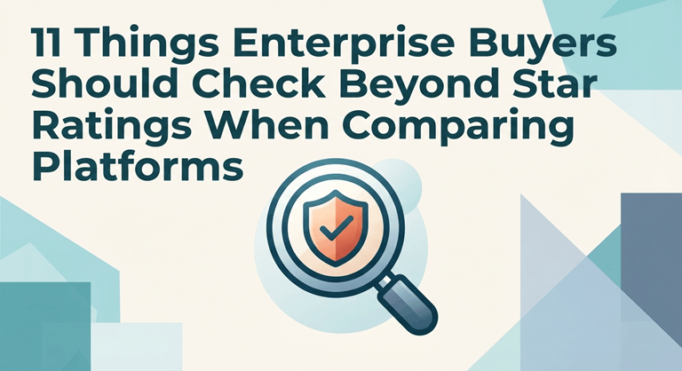 11 Things Enterprise Buyers Should Check Beyond Star Ratings When Comparing DME Platforms