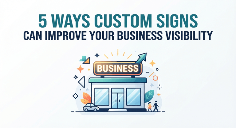 5 Ways Custom Signs Can Improve Your Business Visibility