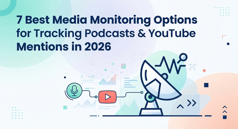 7 Best Media Monitoring Options for Tracking Podcasts & YouTube Mentions in 2026
