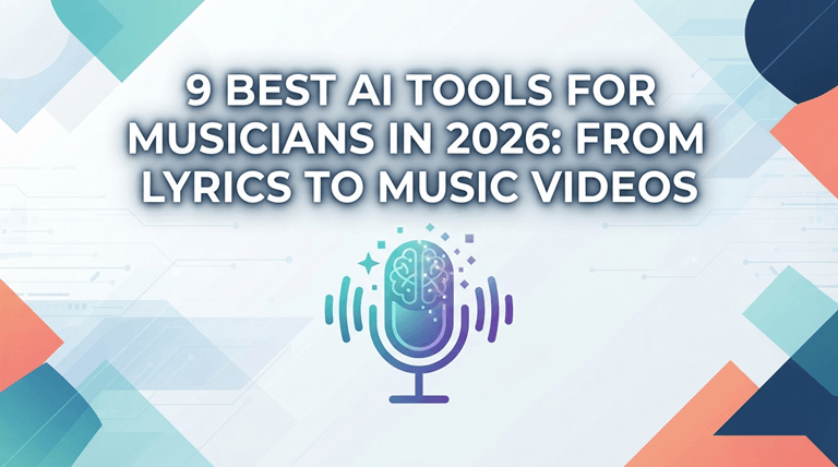 9 best AI tools for musicians in 2026 from lyrics to music videos