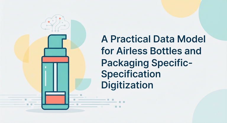A Practical Data Model for Airless Bottles and Packaging Specification Digitization