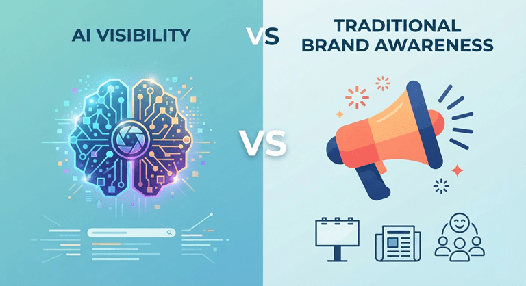 AI Visibility vs Traditional Brand Awareness