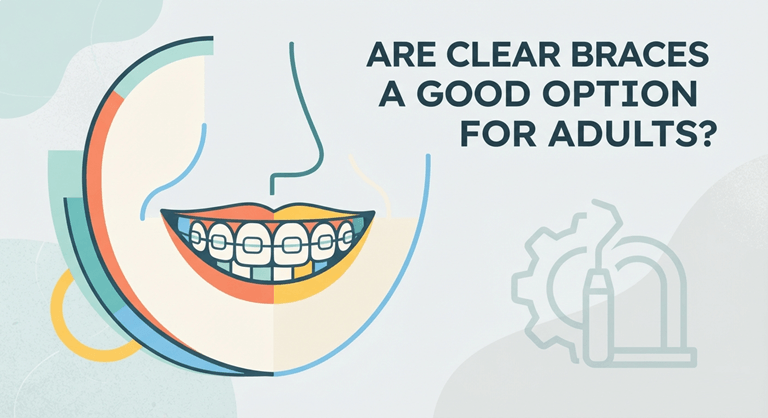 Clear braces may be a good choice for adults who desire orthodontic correction but do not wish the treatment to appear as much as traditional braces.