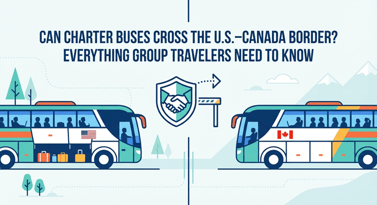 Can Charter Buses Cross the U.S.–Canada Border Everything Group Travelers Need to Know