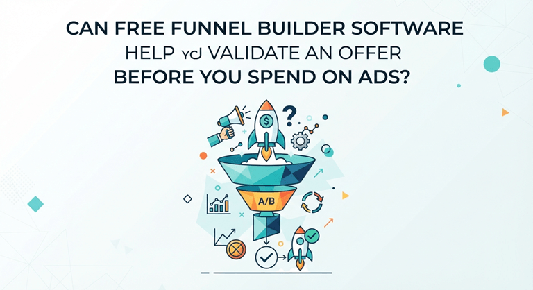 Can Free Funnel Builder Software Help You Validate an Offer Before You Spend on Ads