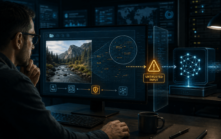Can an Image Prompt Be a Security Threat Understanding Prompt Injection in AI Tools