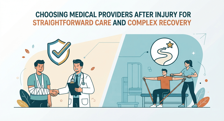 Choosing Medical Providers After Injury for Straightforward Care and Complex Recovery