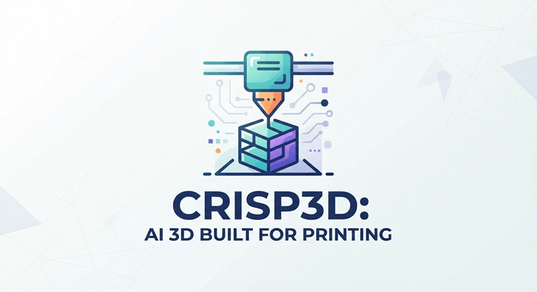 Crisp3D: AI 3D Built for Printing
