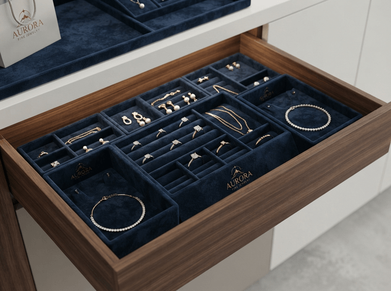 Custom Jewelry Trays for Drawers A Smarter Retail Solution