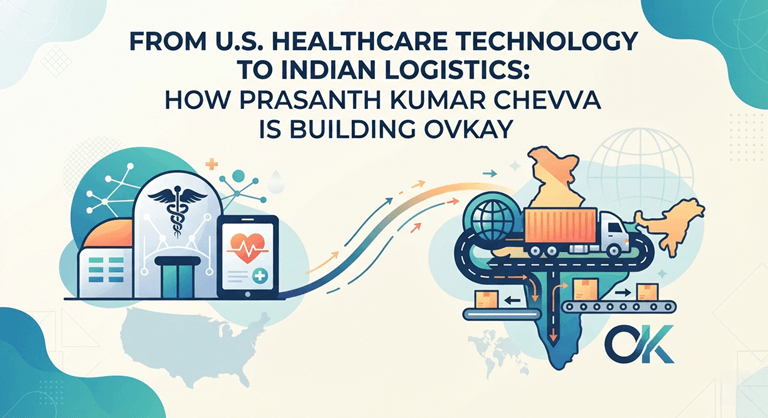 FROM U.S. HEALTHCARE TECHNOLOGY TO INDIAN LOGISTICS HOW PRASANTH KUMAR CHEVVA IS BUILDING OVKAY
