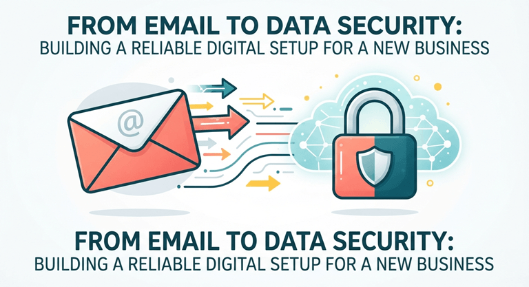 From Email to Data Security Building a Reliable Digital Setup for a New Business
