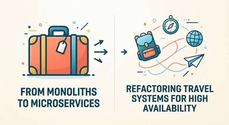 From Monoliths to Microservices Refactoring Legacy Travel Booking Systems for High Availability
