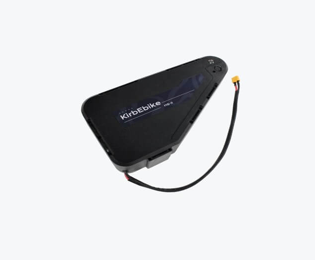 Heavy-gauge XT discharge lead carrying current from the battery pack to the controller