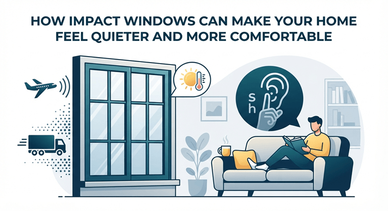 How Impact Windows Can Make Your Home Feel Quieter and More Comfortable
