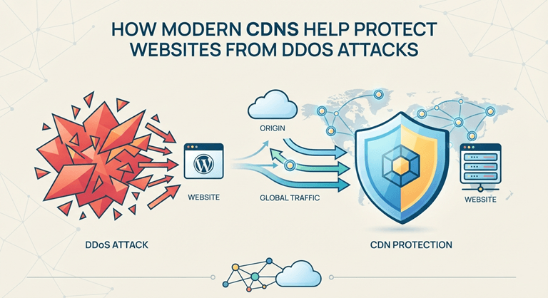 How Modern CDNs Help Protect Websites from DDoS Attacks