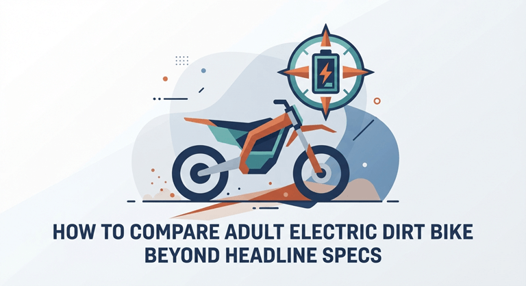 How to Compare Adult Electric Dirt Bikes Beyond Headline Specs