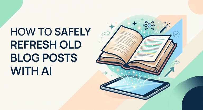 How to Safely Refresh Old Blog Posts with AI
