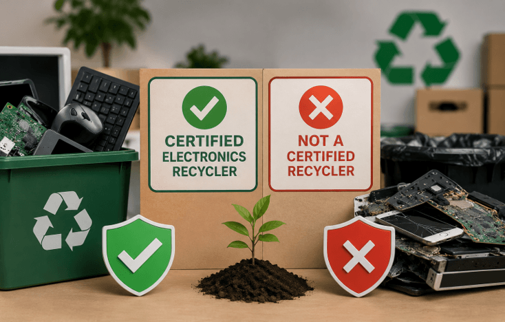 How to Tell a Certified Electronics Recycler from One That Isn't A Practical Guide