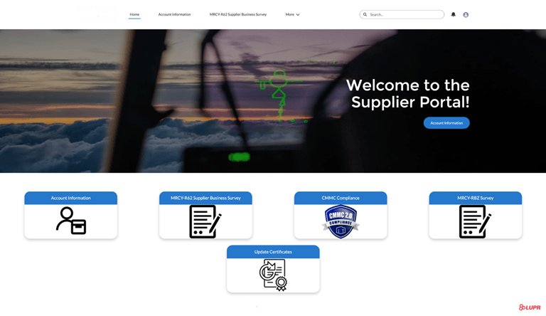 LUPR Defence Industry Supplier Portal