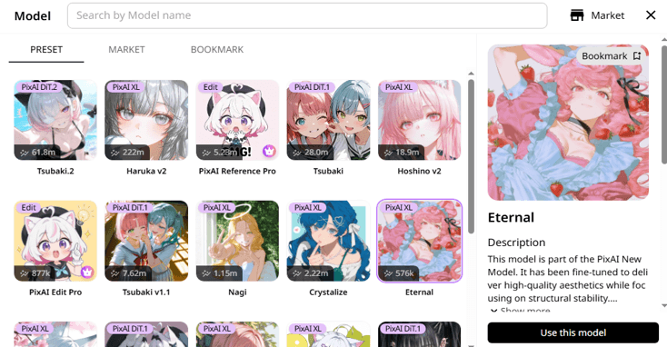 Other PixAI Models You Can Try