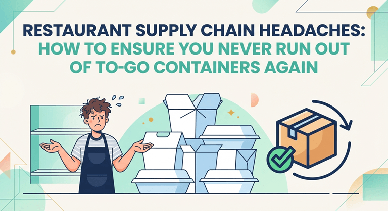 Restaurant Supply Chain Headaches How to Ensure You Never Run Out of To-Go Containers Again
