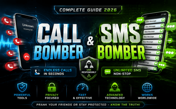 SMS Bomber & Call Boomer Fun Prank Tool for Friends 2026